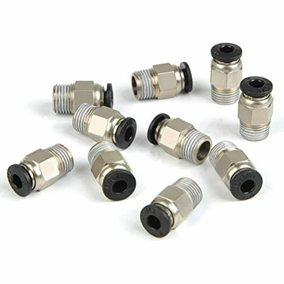 Pc4-M10 Male Straight Pneumatic Ptfe Tube Push In Quick Fitting Connector YIWEI