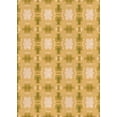 thumbnail image 1 of Ahgly Company Machine Washable Indoor Rectangle Transitional Orange Area Rugs, 3' x 5', 1 of 7