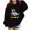 Black, variant on Grblisyd Girls Halloween Long Sleeve Hoodies Cute Graphic Long Sleeve Pullover Sweatshirts Casual Loose Fall Winte Top with Kangaroo Pocket