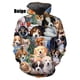 thumbnail image 5 of Sudadera con capucha con estampado 3D de perro lindo, sudaderas casuales de manga larga para hombres y mujeres, sudaderas con capucha de talla grande, camisetas de calle, 5 of 5