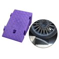 thumbnail image 2 of Rampa de plástico antideslizante portátil para silla de ruedas para movilidad en silla de ruedas, scooter, , motocicleta, muelle de carga, 16cm púrpura Macarena rampas para sillas de ruedas de coche, 2 of 6