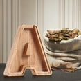 thumbnail image 3 of Personalized Wooden Alphabet Letter Money Box, Custom Name Deposit Bank with Transparent Acrylic Cover, Handcrafted Eco-Friendly Saving Bank for Home Decor or Gift, 3 of 5