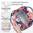 thumbnail image 3 of Balery American Stars2 Bolsa de Almuerzo para Mujeres, Caja de Almuerzo, Bolsa de Almuerzo Pequeña Impermeable, Tote de Almuerzo Reutilizable con Gran Capacidad, 3 of 6