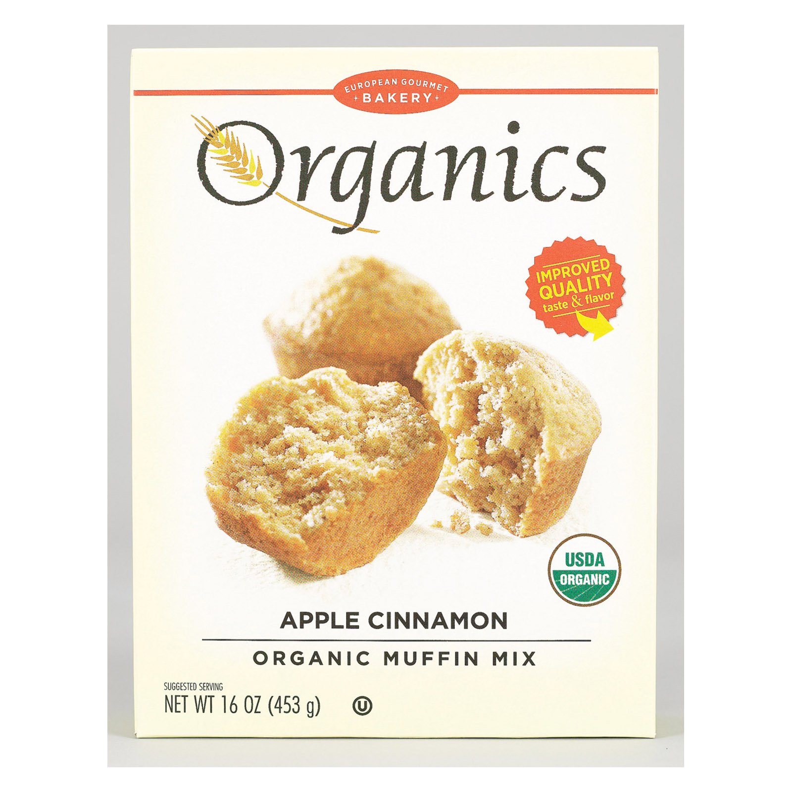 European Gourmet Bakery Organic Apple Cinnamon Muffin Mix Apple