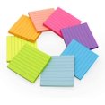 thumbnail image 4 of (8 Pack) 100 Feuilles/pad Notes Collantes Doublées 3x3 en Autocollants Colorés Super Adhésifs, 4 of 5