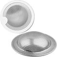 thumbnail image 1 of Colador de fregadero para ducha, 2 piezas, recogedor de pelo con orificio para tapón de cocina (10cm) ER, 1 of 5