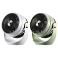 thumbnail image 4 of Naiovety Ventilador portátil recargable blanco para viajes con iluminación de aspas de ventilador de tres aspas y otras funciones Electrodomésticos Blanco, 4 of 6