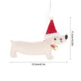 thumbnail image 4 of 1PC Dachshund Shape Hanging Decoration Christmas Tree Ornament Window Pendant, 4 of 8