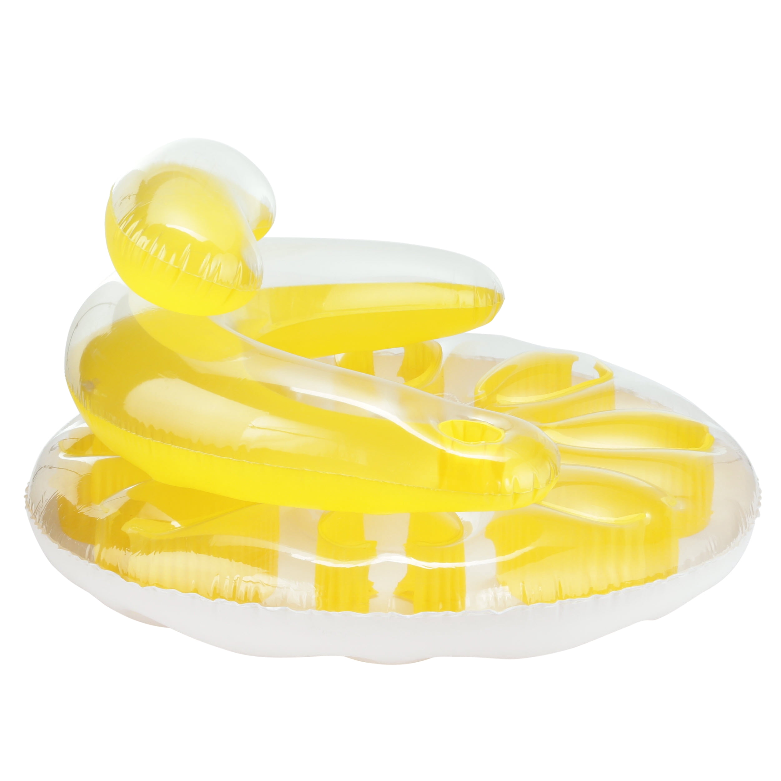 Poolmaster Water-Pop Circular Swimming Pool Tube Float Lounge - Yellow
