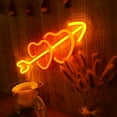 thumbnail image 3 of Rosnek LED Neon Sign Light Wall Decor Hanging Sign, Battery or USB Powered Light Up Acrylic Neon Sign for Bar Bedroom Living Room Kid's Room Party Home Decor, 3 of 5