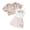 Beige, variant on Girls Summer Outfits 3 Piece Letter Print Sleeveless Top With Mesh Shirt And Shorts Stylish Comfortable Sets For Casual Daily Wear,Sky Blue,13-14 Years