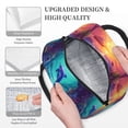 thumbnail image 3 of Pofeuu Hawaiian Island Dolphin Print Lunch Bag for Adult Insulated Lunch Box,Leakproof Cooler Food Lunch Containers Reusable High Capacity Lunch Tote Bags-One Size, 3 of 6