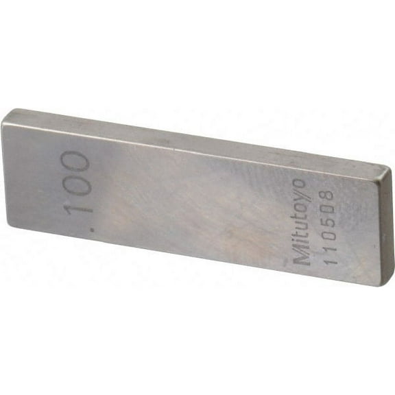 Mitutoyo 0.1" Rectangular Steel Gage Block