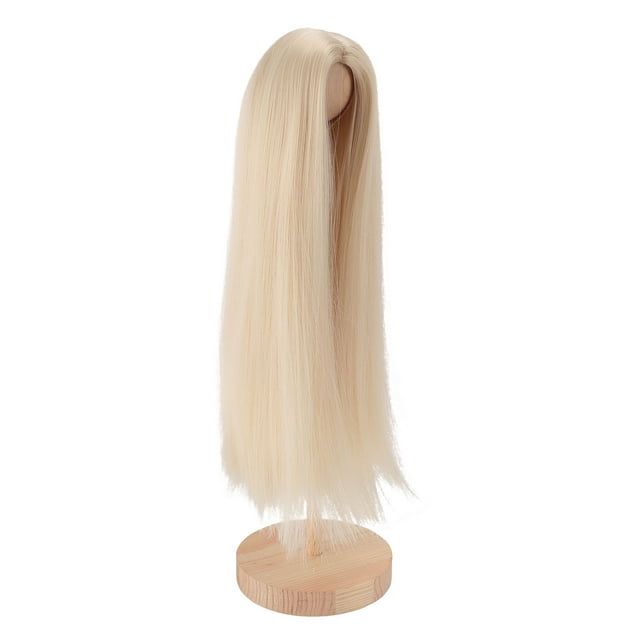 Peluca De Muñeca De Material Premium, Peluca De Muñeca Larga Y Recta De Parte Media, Resistencia Al Calor, Efectos De La Naturaleza, Mano De Obra Exquisita, Ajuste Perfecto, Para