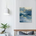 thumbnail image 4 of Awypu LyeArtork  Navy Blue and Gold Abstract Marble Canvas Wall Art Decoration Canvas Modern Watercolor Painting Fluid Ink Panitroom Decor for Bedroom Living Room Office Dining Room Home, 4 of 5