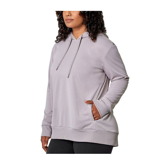 Mondetta Women's Sweater  Sz XS Ladies' Pocketed Hoodie Gray Regular Size