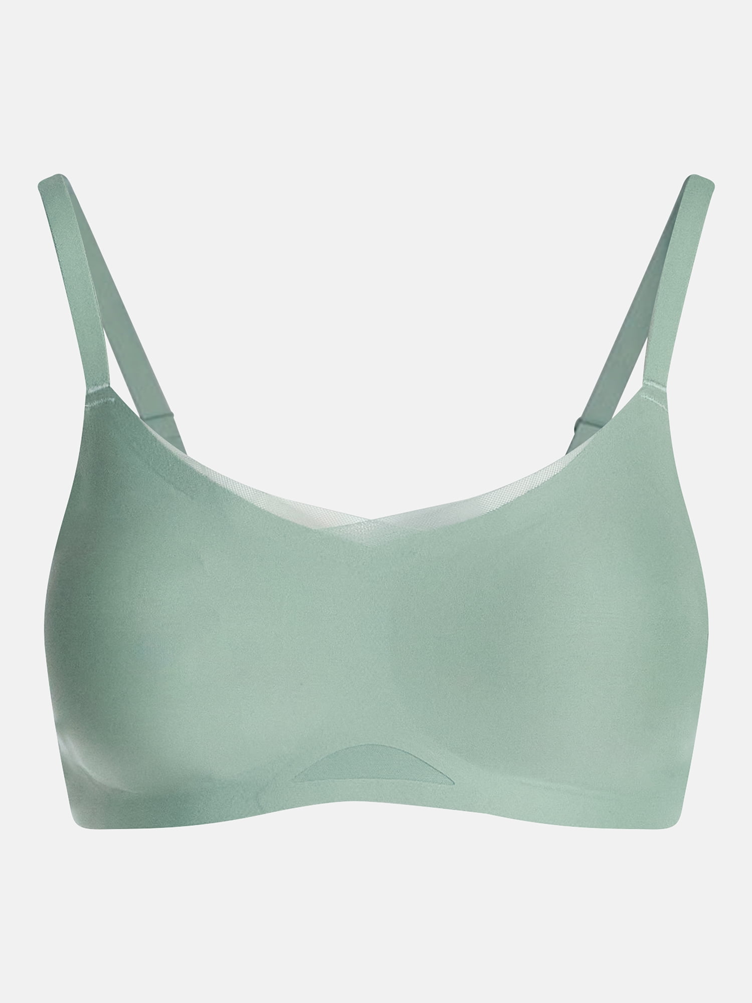 Joyspun Women’s Wireless Bonded Bra with Mesh Inserts, Sizes XS-XXXL