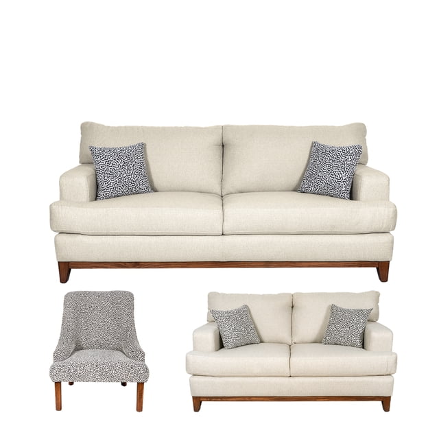Sala 321 Florencia Gris - Kessa Muebles