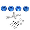 thumbnail image 1 of Adaptador De Accionamiento De Cubo De Rueda 1/10, Adaptador De Accionamiento De Cubo De Rueda De 12 Mm Tamaño Preciso Duradero Resistencia Al Desgaste Tratamiento De Anodizado De YLSHRF Azul, 1 of 8