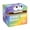 A, variant on Cute Monster Pattern Sticky Note, 105pcs/Box Funny Pastel Animal Post It Notes, Self Adhesive Cartoon Notes Memo Pads, Small To Do List, Office studying essentials Tab Supplies (Rainbow Colors)