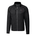 thumbnail image 2 of Men's Cutter & Buck  Heather Charcoal Arizona Diamondbacks Mainsail Full-Zip Jacket, 2 of 3