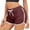 Wine, variant on IROINNID Women's Casual Drawstring Casual Yoga Shorts Elastic Waist 2-Pack