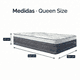 thumbnail image 2 of Colchón Queen Size Restonic Confort Ortopédico Anti-Estrés + 2 Almohadas Restonic, 2 of 9