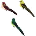 thumbnail image 1 of Estatuas de Aves de Plumas Artificiales Cola 3 Piezas con Clip para Jardín, 1 of 8