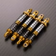 thumbnail image 3 of QualitChoice Front Rear Shock Absorber For UTB18 Buggy Rc Front Rear Shock Absorber Aluminum Alloy Wear-resistant RC Car Accessories Golden, 3 of 5