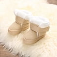 thumbnail image 5 of Baby Boys Girls Winter Warm Snow Booties,Cotton Cozy Fleece Anti-Slip Sole Soft Prewalker Newborn Boots, 5 of 9