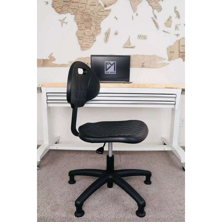 Stools For Classroom Chair Master-Black Polyurethane Tall Drafting