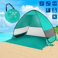 Beach Tent, UPF 50+ Sunshade, Easy Popup, Instant Portable Umbrella