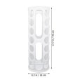 thumbnail image 2 of vinyl storage rack Vinyl Storage Rack 14-Holes Vinyl Roll Holder for Craft Room Wrapping Paper, 2 of 8