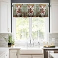 thumbnail image 3 of Bathroom Pig Kitchen Valances for Windows 60x18 Inch Kitchen Curtains Valances Rod Pocket Toilet Animals Vintage Bathroom Window Valances for Window Treatment Decor, 3 of 6