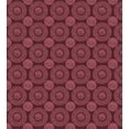 thumbnail image 3 of Floral Duvet Cover Set, Mandala Motif Inspired Oriental Round Flower Petals Leaves Ethnic Folk, Decorative 3 Piece Bedding Set with 2 Pillow Shams, Queen Size, Dark Fuchsia Dried Rose, by Ambesonne, 3 of 3