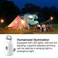 thumbnail image 2 of Portable Air Pump for Inflation & Deflation Electric Inflator Pump Multifunctional LED Camping Light Power Bank Support Stepless Dimming with 5 Nozzles for Inflatable Pool Floats Air Mattress Airbed, 2 of 8