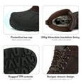 thumbnail image 4 of NORTIV 8 Mens Winter Insulated Waterproof Snow Rugged Winter Outdoor Hiking Men's Work Boots TERREX-1M Brown Size 14, 4 of 7