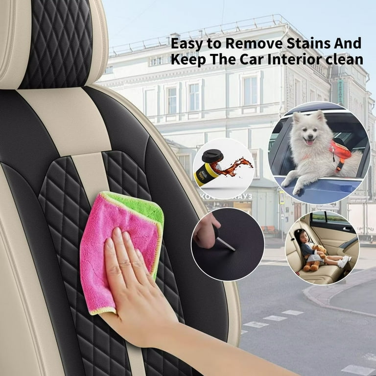 DIKSOAKR Car Seat Covers Full Set Fit for Volkswagen Passat 1999