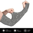 thumbnail image 3 of Uemuo Airplane Routes Around The World Printed Arm Sleeves, Cooling UV Sun Protection Sports Compression for Men/Women, 3 of 8