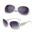 thumbnail image 3 of Trendy Polarized Oval Sunglasses for Women Retro Chic 90s Shades Lightweight Sunnies, White,1PC, 3 of 4