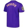 thumbnail image 3 of Men's Mitchell & Ness Purple Phoenix Suns Hardwood Classics Team OG 2.0 Premium Vintage Logo T-Shirt, 3 of 6