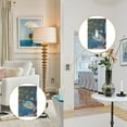 thumbnail image 4 of Yayeee Blank Wall Plate Cover 1-Gang 4.5"x2.7" Home Unused Decorative Outlet, Blue Tree, 4 of 7
