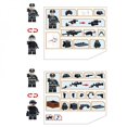 thumbnail image 2 of Building Blocks Swat Police Salon, 6 unidades con armas para niños, 2 of 3