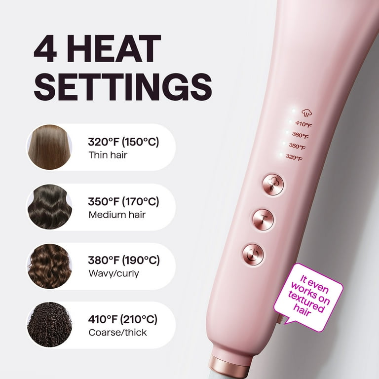 Wavytalk Pro Steam Hair Straightener Brush, Steam Reduces Damage
