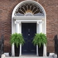 thumbnail image 3 of Richeerca Artificial Boston Ferns, 45IN Faux Ferns Artificial Plants, 2 Large Fake Bush Plants with 59 Fronds for Outdoors Patio Hanging Planter Hotel Lobby Home Decor C95, 3 of 3