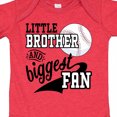 thumbnail image 3 of Inktastic Little Brother and Biggest Fan- Baseball Family Fan Boys or Girls Baby Bodysuit, 3 of 4