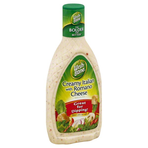 WishBone Creamy Italian with Romano Cheese Dressing 16 fl oz Walmart