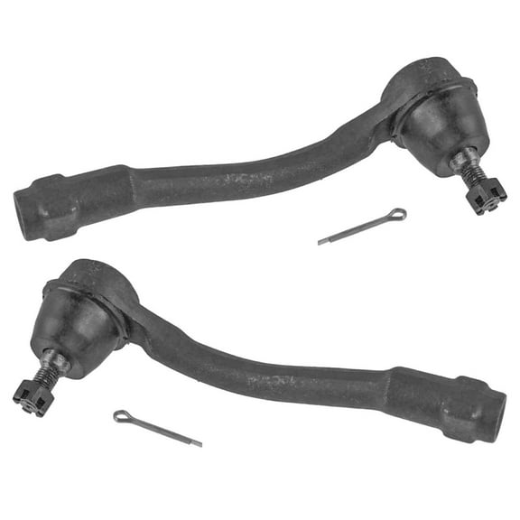 TRQ Front Outer Tie Rod Set Fits Select 2006-2011 Hyundai Accent