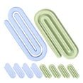 thumbnail image 5 of KAKOWELY clips jumbo pour Papier 50 Pcs Petits clips Mignons pour Documents clips en Plastique Mini clips Mémo 2.17"X1.61"X0.08 Pouces, 5 of 5