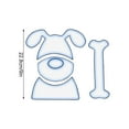 thumbnail image 1 of Agiferg Loyal Puppy Template Set, Loyal Puppy Template Cutting Ruler, DIY Quilting, Sewing, Handicraft Embroidery, Creative Handcrafted Gifts, 1 of 2